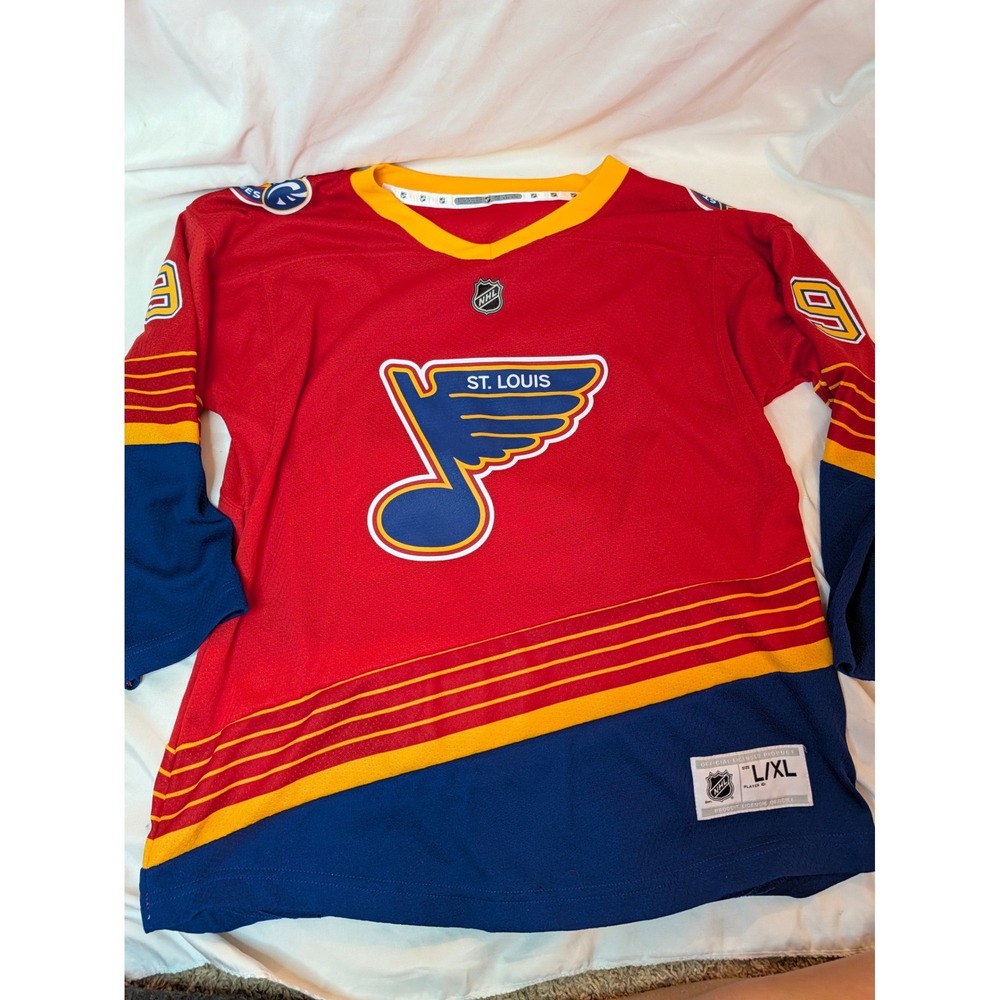 NHL ST. LOUIS BLUES HERITAGE Reverse RETRO HOCKEY RED JERSEY youth L/XL O'Reilly
